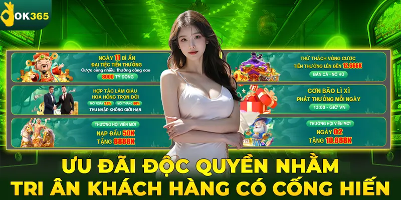 Ưu đãi độc quyền nhằm tri ân khách hàng có cống hiến